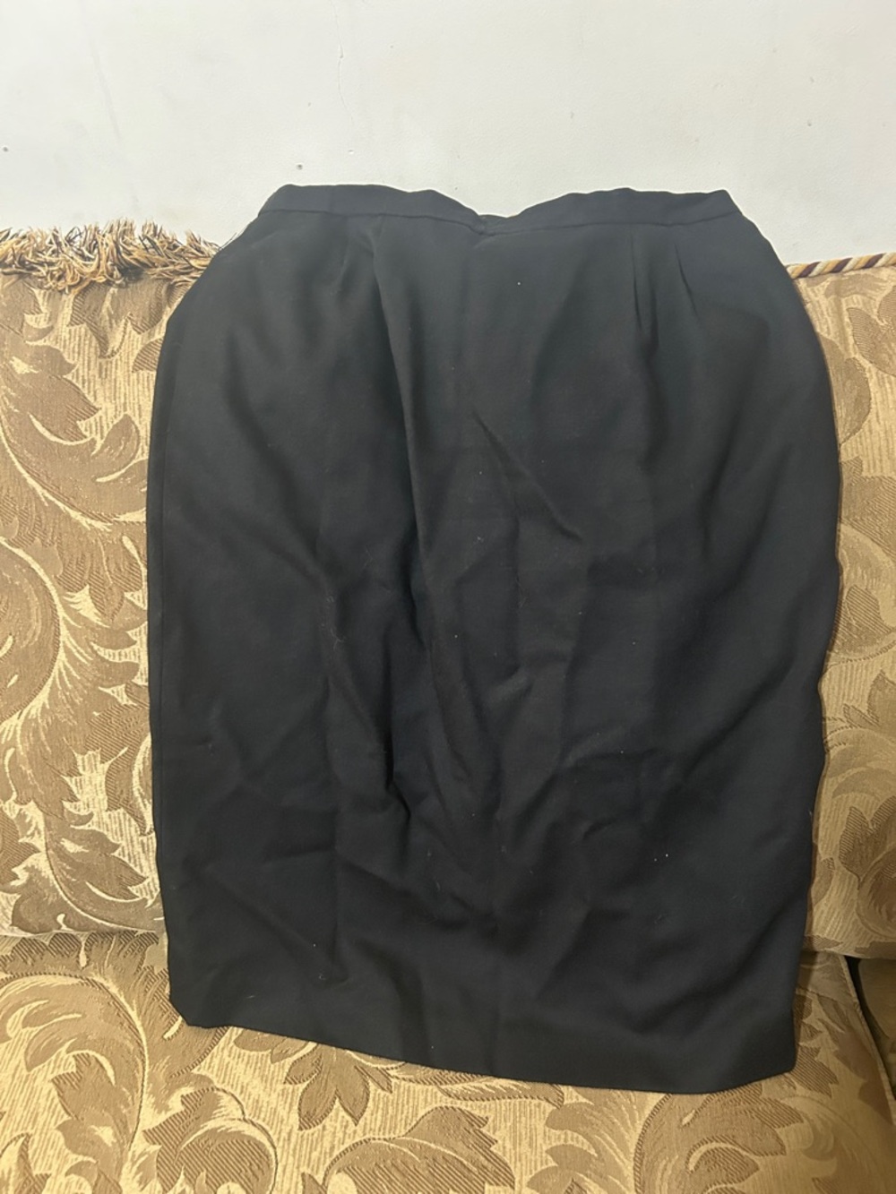 Classic Black Pencil Skirt - Tailored Women's Work Skirt